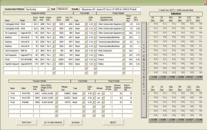 A view of the E-Calc program. 