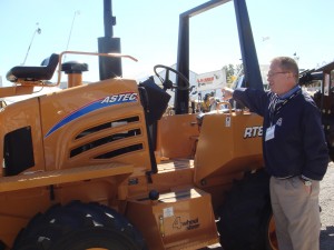 The RT 800 and Gaylord Richey of Astec. 